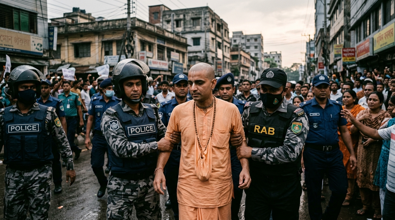 The Crying Saffron: Chinmoy Das Arrest, The Agony of Bangladesh's Hindus, and The Warning for India