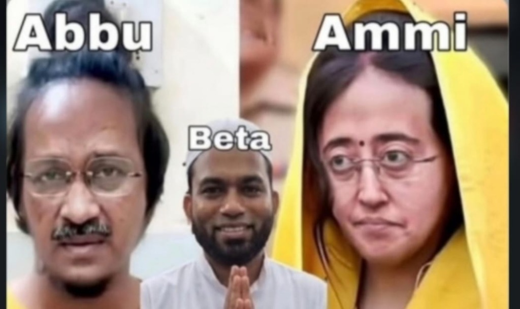 Political Satire: Abbu, Beta, Ammi memetic parody